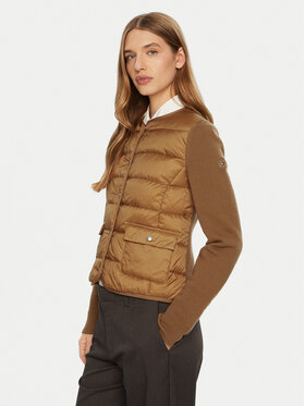 Tommy Hilfiger Tommy Hilfiger Pūkinė striukė WW0WW44343 Ruda Slim Fit