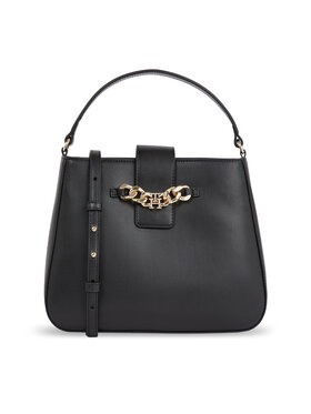 Tommy Hilfiger Tommy Hilfiger Дамска чанта Th Luxe Satchel AW0AW15606 Черен
