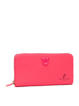 Pinko Pinko Velká dámská peněženka Ryder Wallet Zip Around L Recyc PE 22 PRR 1P22PB Y7UX Růžová