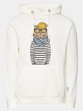 Blend Blend Суитшърт 20716540 Бял Regular Fit