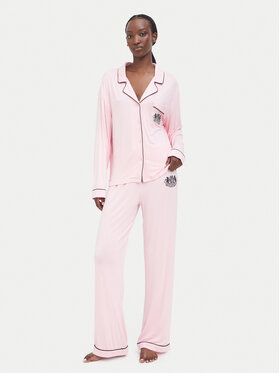 Juicy Couture Juicy Couture Pyžamo JCYPJ126856 Světle růžová Relaxed Fit