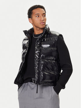 HUGO HUGO Mellény Baltino2541 50547981 Fekete Regular Fit