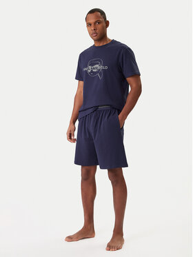 KARL LAGERFELD KARL LAGERFELD Pižama B1M45005 Mornarsko modra Regular Fit