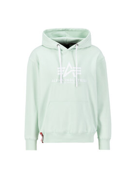 Alpha Industries Alpha Industries Mikina AI.178312-43 Zelená Basic Fit