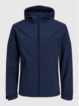 Jack&Jones Softshell Jakna Marvin 12212363 Tamnoplava Regular Fit