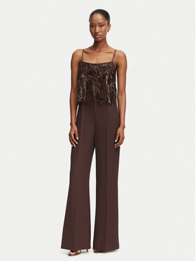 Rinascimento Rinascimento Jumpsuit CFC0020367002 Marrone scuro Regular Fit