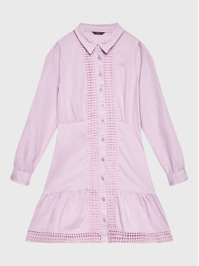 Guess Guess Košeľové šaty J3RK04 WE8R0 Ružová Regular Fit