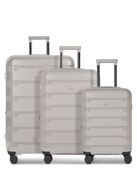 D&N D&N Komplet walizek 320696 Biały