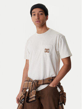 DC Shoes DC Shoes T-Shirt Star Pocket ADYZT05377 Beżowy Regular Fit