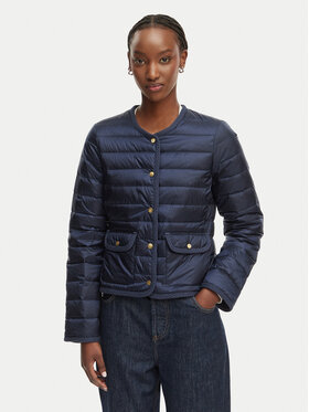Tommy Hilfiger Tommy Hilfiger Bunda pro přechodné období WW0WW49660 Tmavomodrá Slim Fit