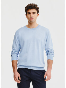 Pako Lorente Pako Lorente Sweter P25SF-2X-007 Błękitny Classic Fit