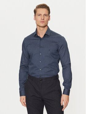 Calvin Klein Calvin Klein Koszula K10K113844 Granatowy Slim Fit