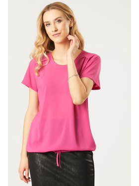 QUIOSQUE QUIOSQUE Bluzka 2LA003 Różowy Regular Fit