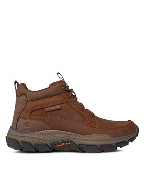 Skechers Skechers Šnurovacia obuv Respected Boswell 204454/CDB Hnedá