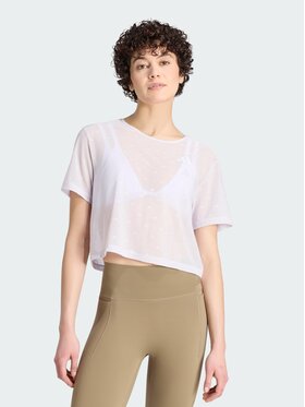 adidas adidas Koszulka techniczna 165449 Fioletowy Loose Fit