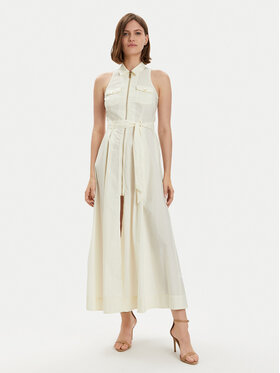 Gaudi Gaudi Sommerkleid 411FD15014 Écru Regular Fit
