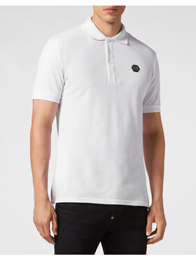 PHILIPP PLEIN PHILIPP PLEIN Polo 295 Bianco Slim Fit