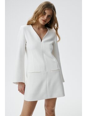 MARI PRETI MARI PRETI Sukienka koktajlowa Charm Biały Regular Fit