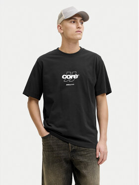 Jack & Jones Jack & Jones T-Shirt Club 12289868 Černá Relaxed Fit