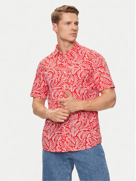 United Colors Of Benetton United Colors Of Benetton Hemd 5JDZ5QMD8 Rot Slim Fit