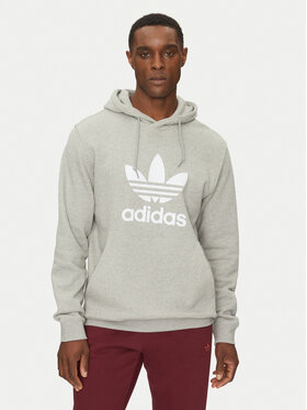 adidas adidas Μπλούζα adicolor Classic Trefoil IM4490 Γκρι Regular Fit