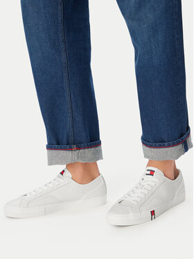 Tommy Jeans Tommy Jeans Sneakersy Archive Vulc. Y2K Long Lace EM0EM01676 Écru