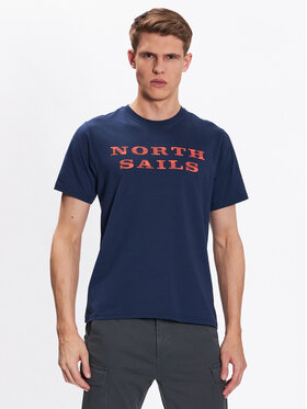 North Sails North Sails Tričko Graphic 692838 Tmavomodrá Regular Fit
