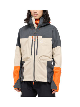 Haglöfs Haglöfs Kurtka przeciwdeszczowa Spitz GTX Pro Jacket Men Beżowy Regular Fit