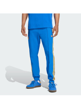 adidas adidas Spodnie materiałowe 157083 Błękitny Slim Fit