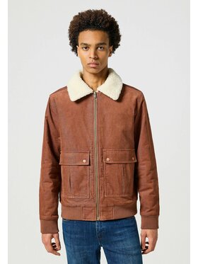 Wrangler Wrangler Kurtka przejściowa CORDUROY Brązowy Regular Fit
