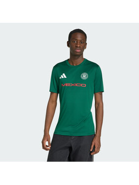 adidas adidas Koszulka techniczna 168845 Zielony Regular Fit