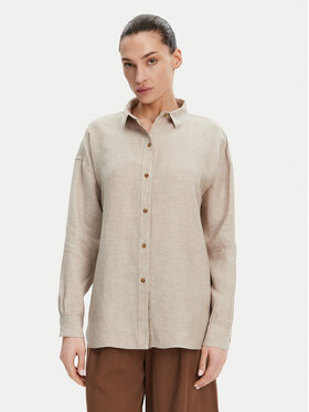 Barbour Barbour Cămașă Hampton LSH1596SN31 Bej Relaxed Fit