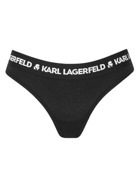 KARL LAGERFELD KARL LAGERFELD Stringtanga A1W47008 Schwarz