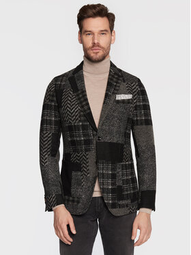 Carl Gross Carl Gross Sako Carter 224102-004 Čierna Slim Fit