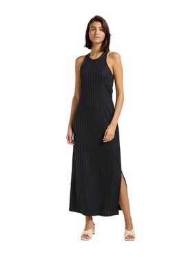 Lee Lee Sukienka dzianinowa 112365105 Czarny Slim Fit