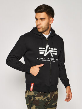 Alpha Industries Alpha Industries Mikina Basic 178325 Čierna Regular Fit