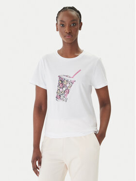 Liu Jo Liu Jo T-shirt WA6237 JS923 Bijela Regular Fit