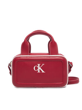 Calvin Klein Calvin Klein Τσάντα Contrast Ck Mini Bauletto Bag LV04F1257G Μπορντό