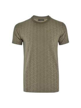 Emporio Armani Emporio Armani T-Shirt EM000692 AF12362 U6189 Brązowy Regular Fit