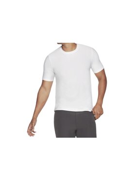 Skechers Skechers T-Shirt MTS360B-WHT Biały Regular Fit