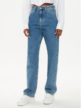 Calvin Klein Jeans Calvin Klein Jeans Jeans hlače J20J223718 Modra Straight Fit