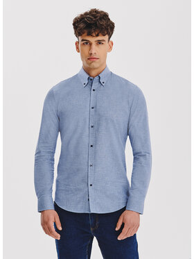 Pako Lorente Pako Lorente Koszula P25WF-1X-008 Granatowy Slim Fit