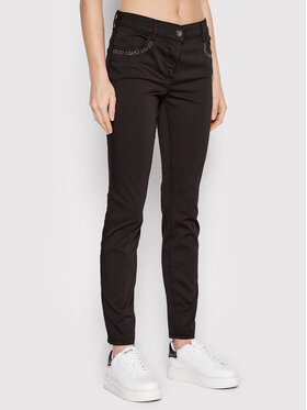 Liu Jo Sport Liu Jo Sport Szövet nadrág TA2216 T8832 Fekete Slim Fit