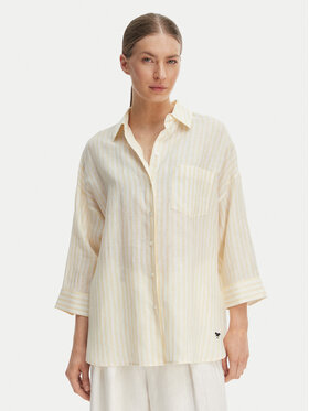 Weekend Max Mara Weekend Max Mara Cămașă Panetto 2615111102 Galben Relaxed Fit