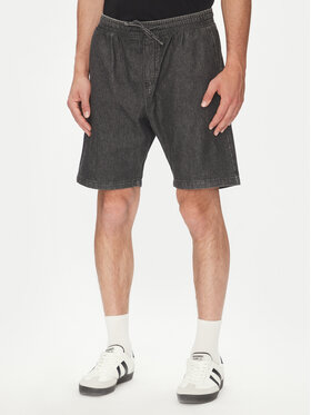 Jack&Jones Jack&Jones Pantaloni scurți de blugi Tony 12270251 Negru Relaxed Fit