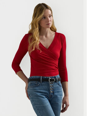 LAUREN RALPH LAUREN LAUREN RALPH LAUREN Bluse 200824366021 Rot Slim Fit