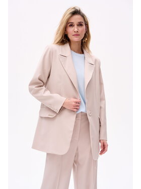 blue shadow blue shadow Marynarka Luna Beżowy Regular Fit
