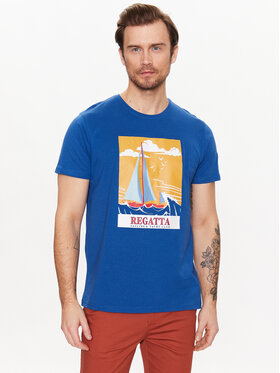 Regatta Regatta Тишърт Cline VII RMT263 Син Regular Fit