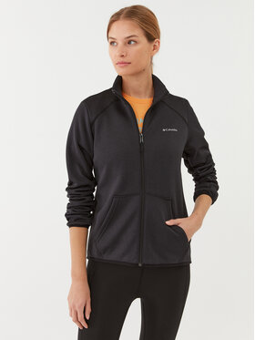 Columbia Columbia Fleecová mikina Col Hike Tech Fleece FZ 2051653 Čierna Regular Fit