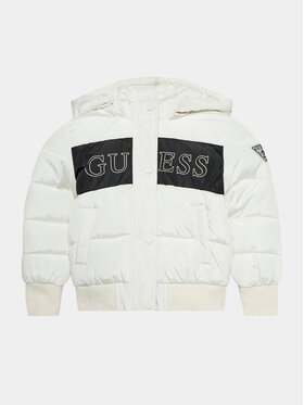 Guess Guess Kurtka puchowa J3BL04 WB240 Écru Regular Fit